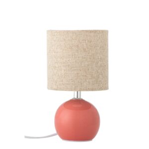 Bloomingville - Valdis Bordlampe, Rosa, Stentøj - Ø13 Ã H24 cm
